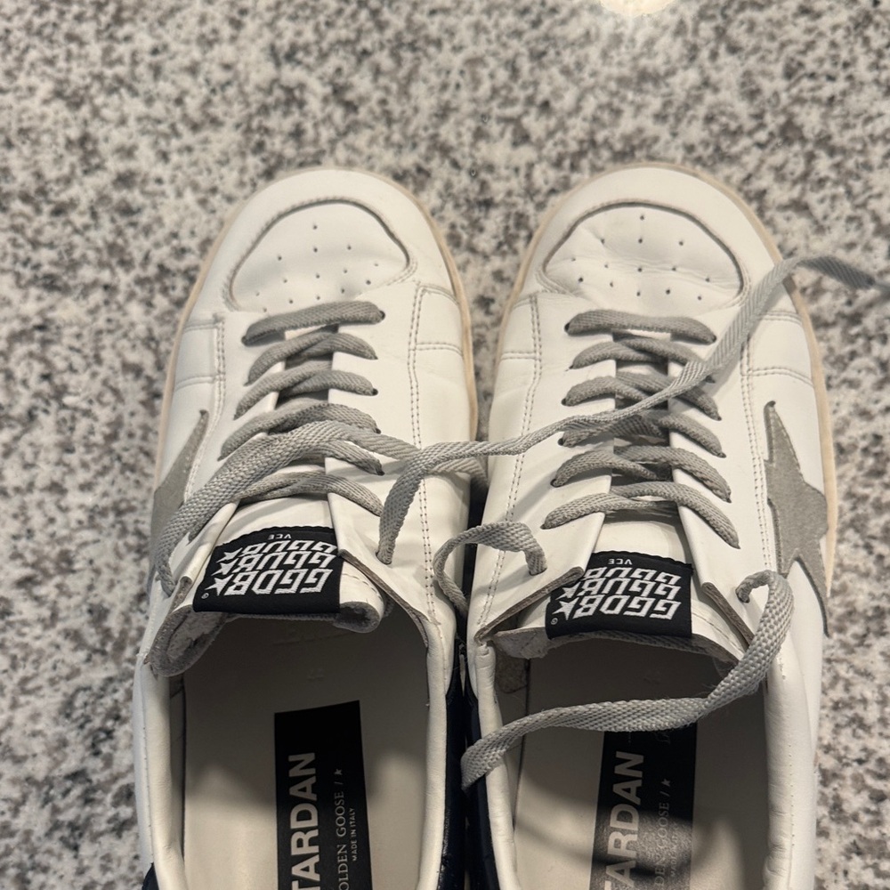 Golden Goose Cream and Black Star Sneakers - Picture 5 of 5